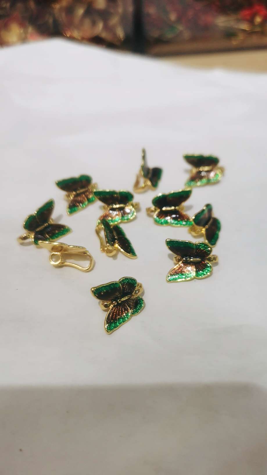 Jewelry accessories, jewelry accessories, small butterfly jewelry, resin accessories details Picture
