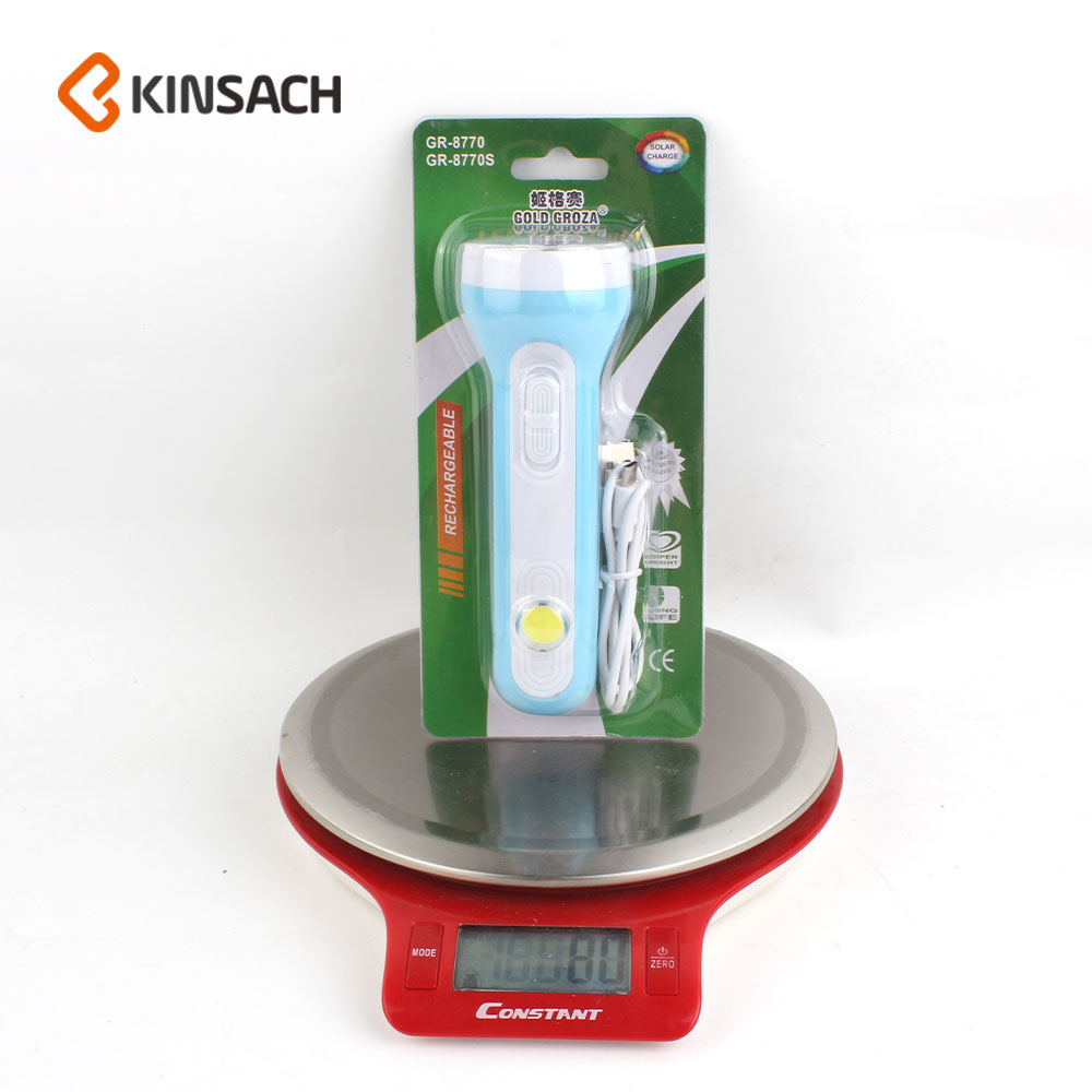 Kinsaca Star Source Usb Rechargeable Plastic Flashlight Application Scenario