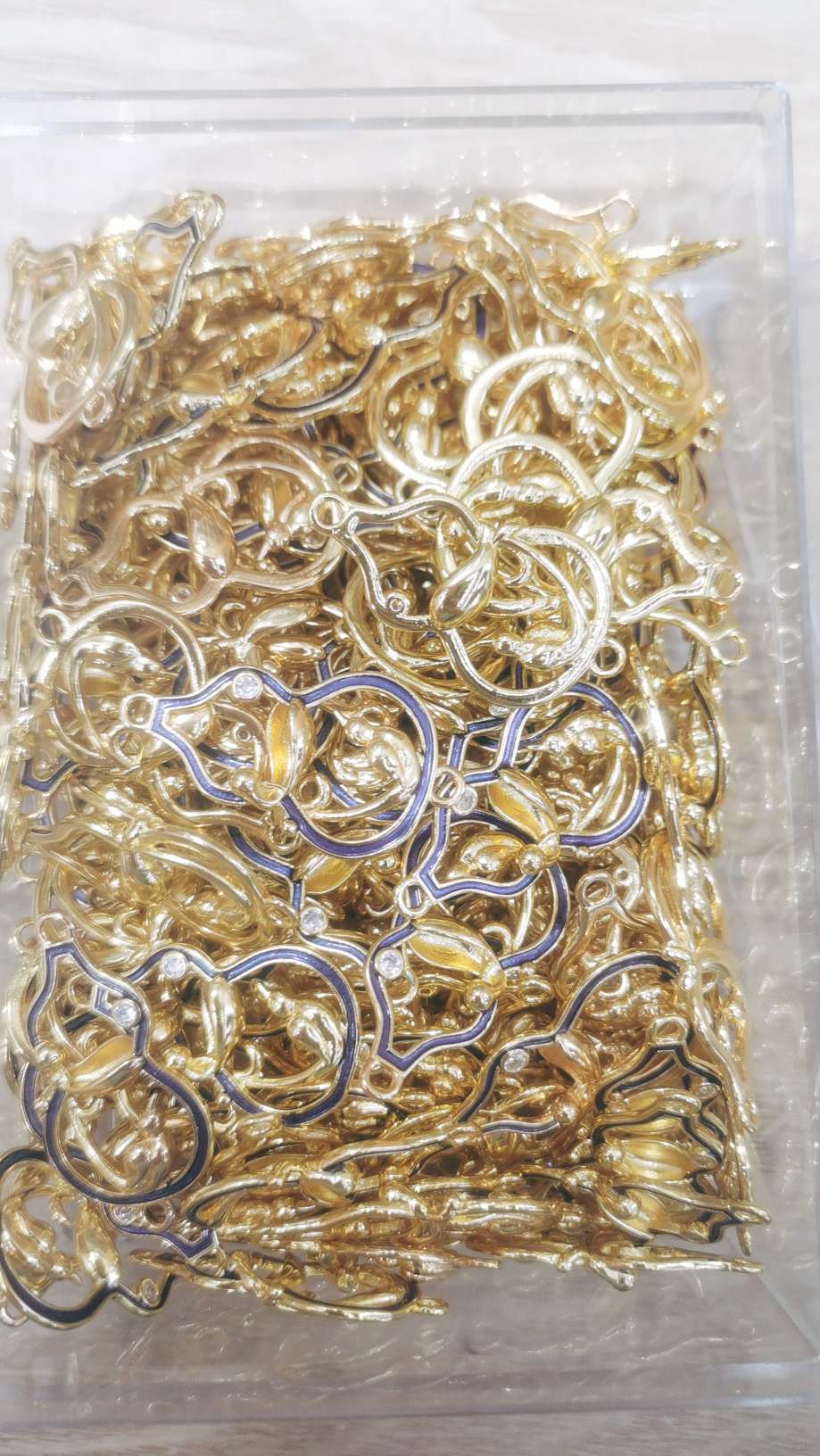 Jewelry accessories, jewelry accessories, oil-dripping zircon gourds Specification image
