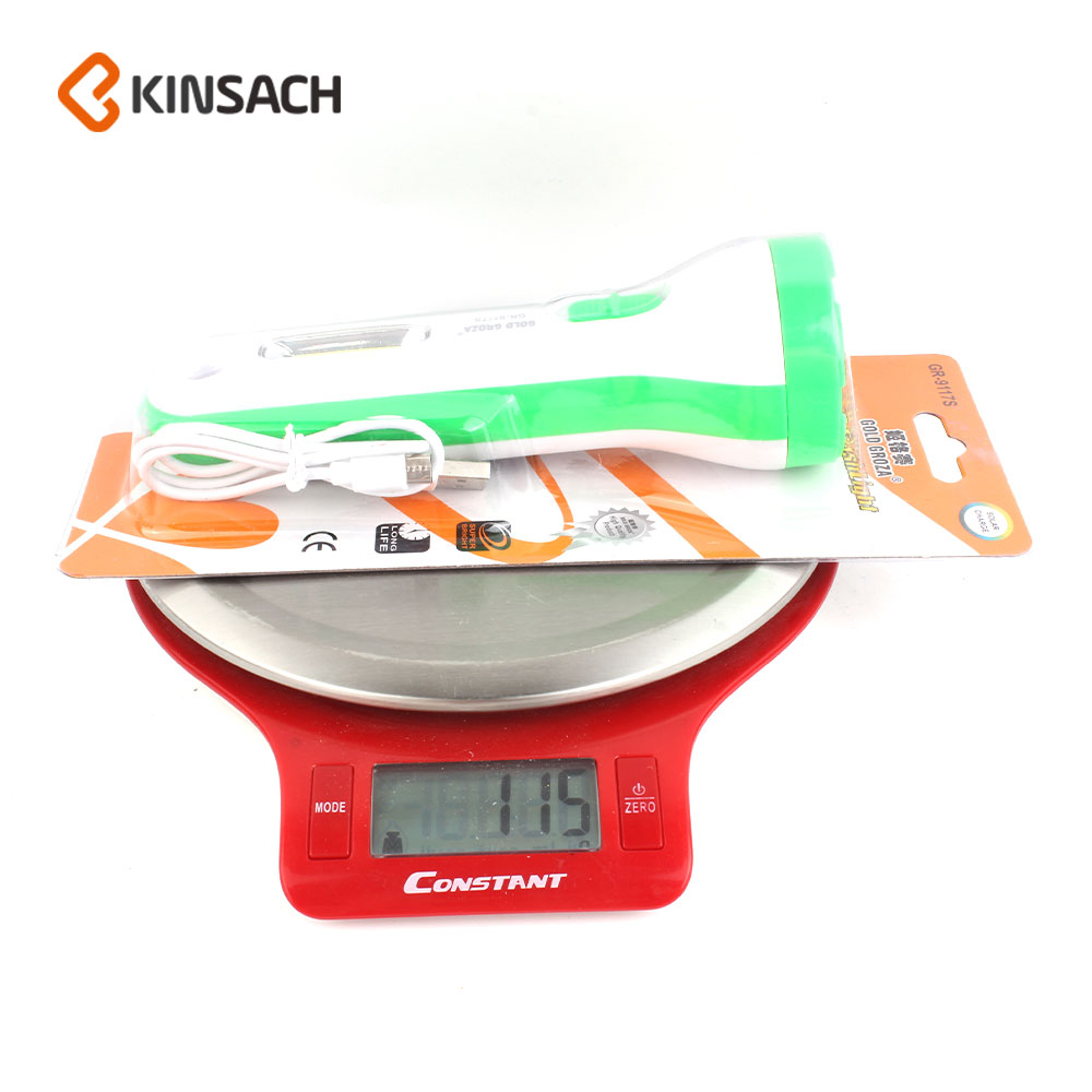 Kinsaca Star Source Solar/Usb Rechargeable Plastic Flashlight Application Scenario