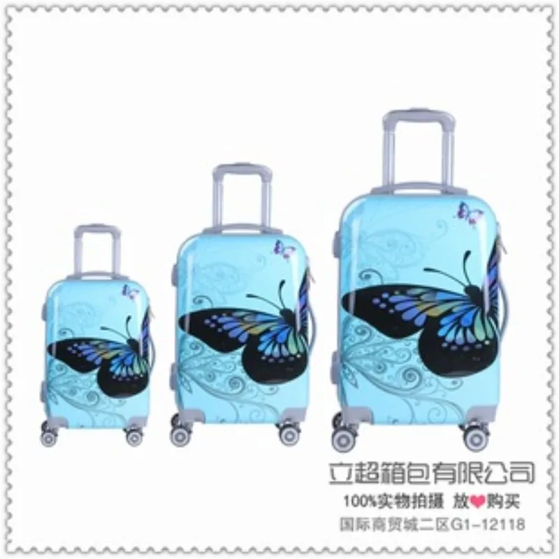 Travel Box Small Aluminum Frame Luggage Trolley Box Female Male Universal Wheel 13