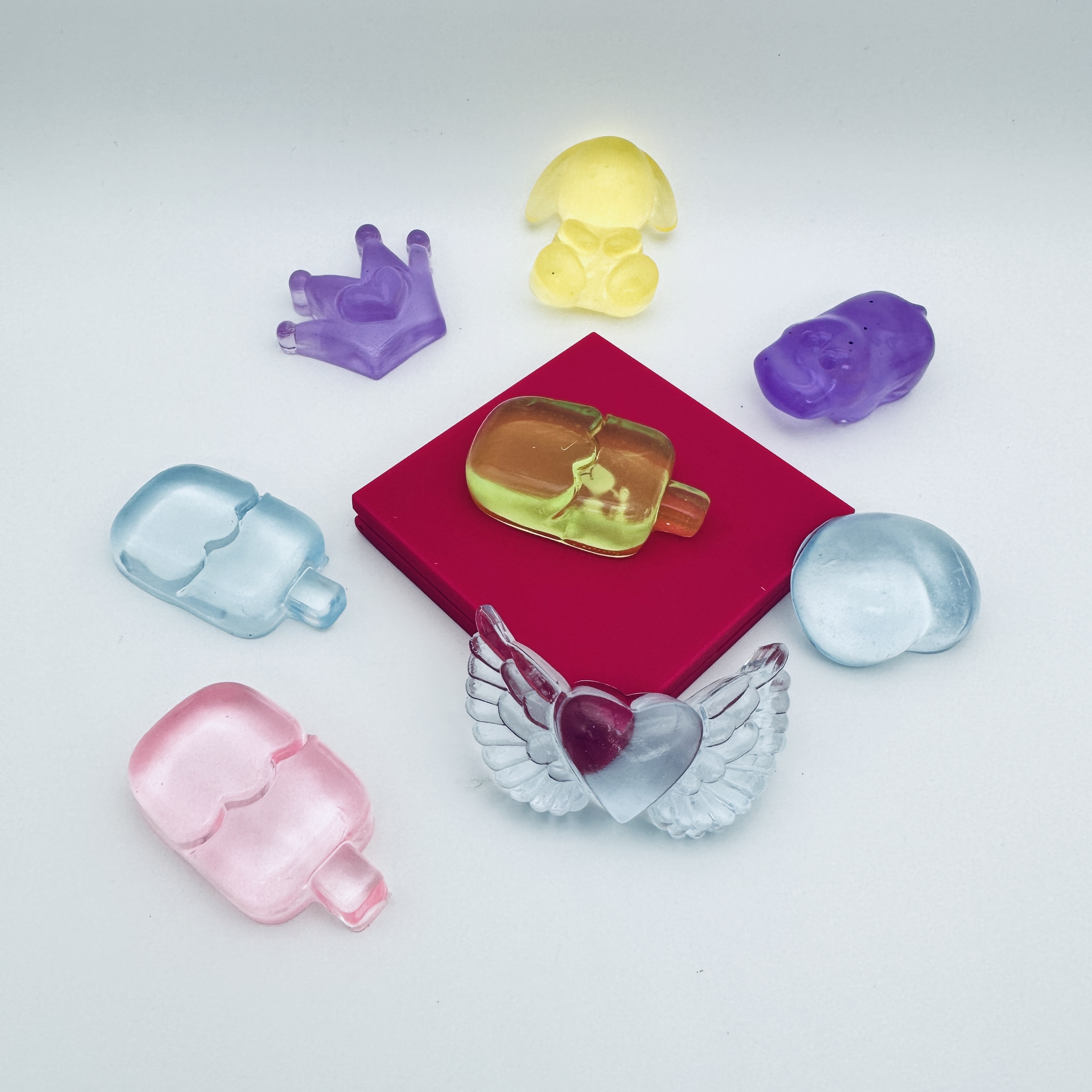 小红书爆款透明水果系列减压捏捏乐玩具动物蛋糕捏捏解压小玩具捏捏图