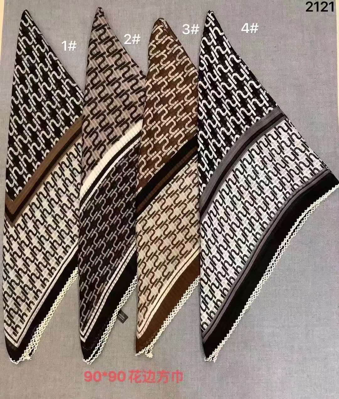 This designer's silk scarf, shawl, sun protection and clothing dual-purpose design features a Middle Eastern-style Muslim headscarf as a fashionable accessory and a light luxury style