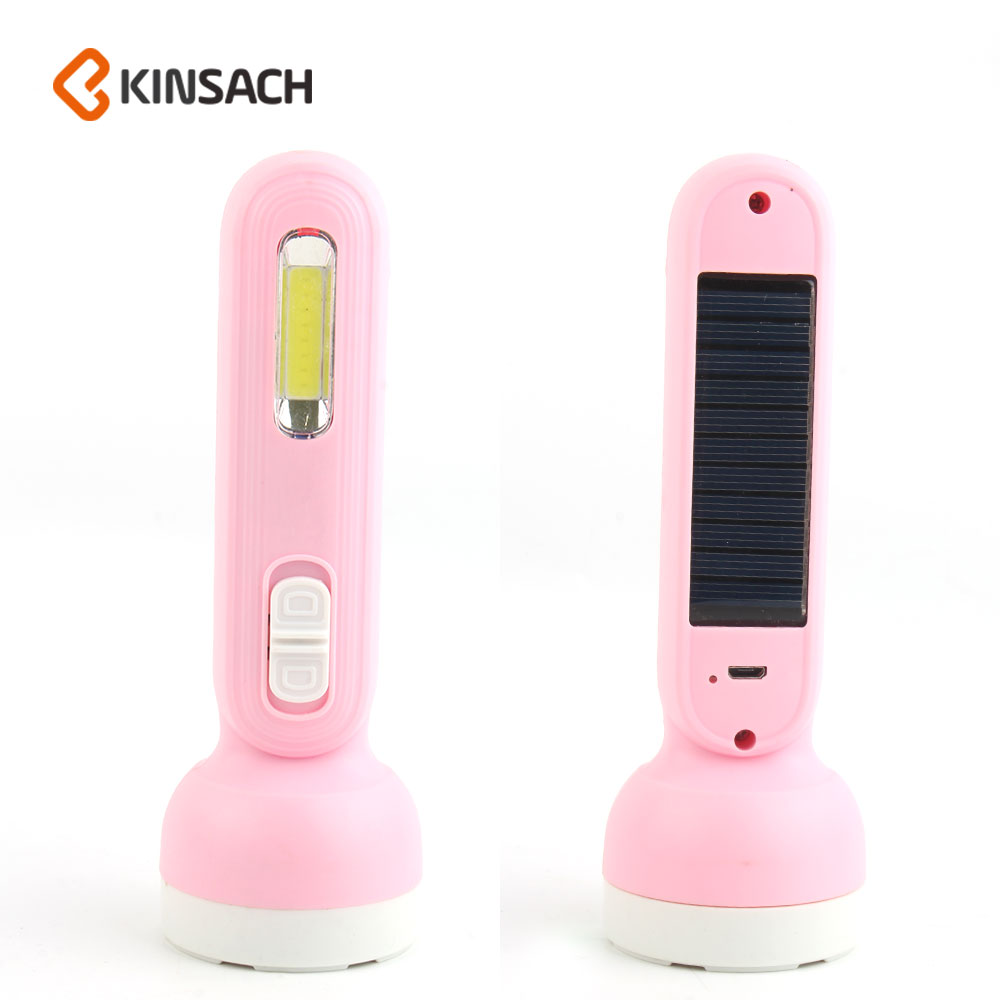 KINSACA星之源 太阳能 /USB充电塑料手电筒