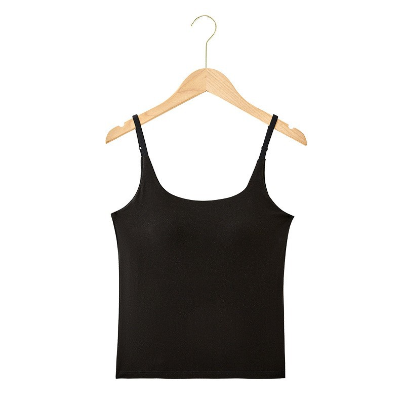 The new women's summer top with a halter top, a U-neck with a chest pad, and a sexy one-piece beautiful back top with a halter top underneath Item Picture