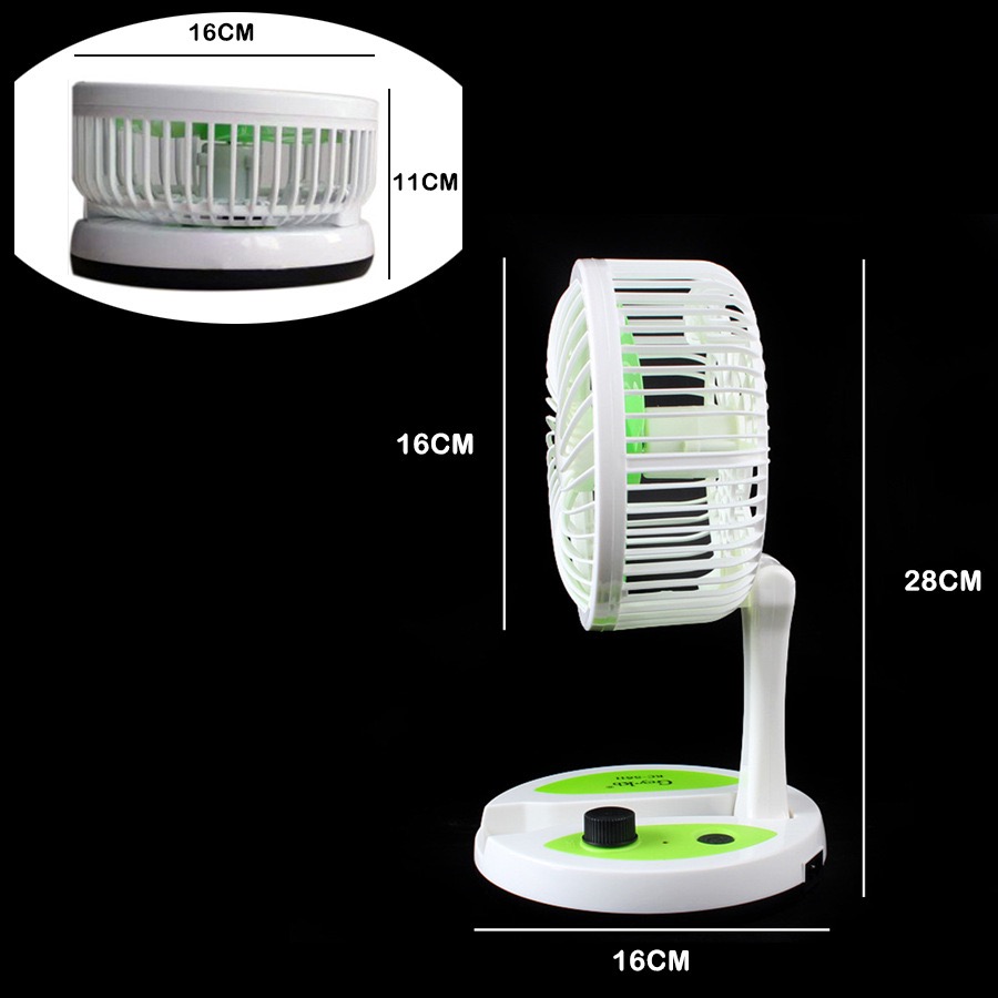 家用台式电风扇USB充电小风扇户外电风扇落地电风扇夏季学生宿舍电风扇便携式台扇桌面电风扇LED风扇灯多功能电风扇详情5