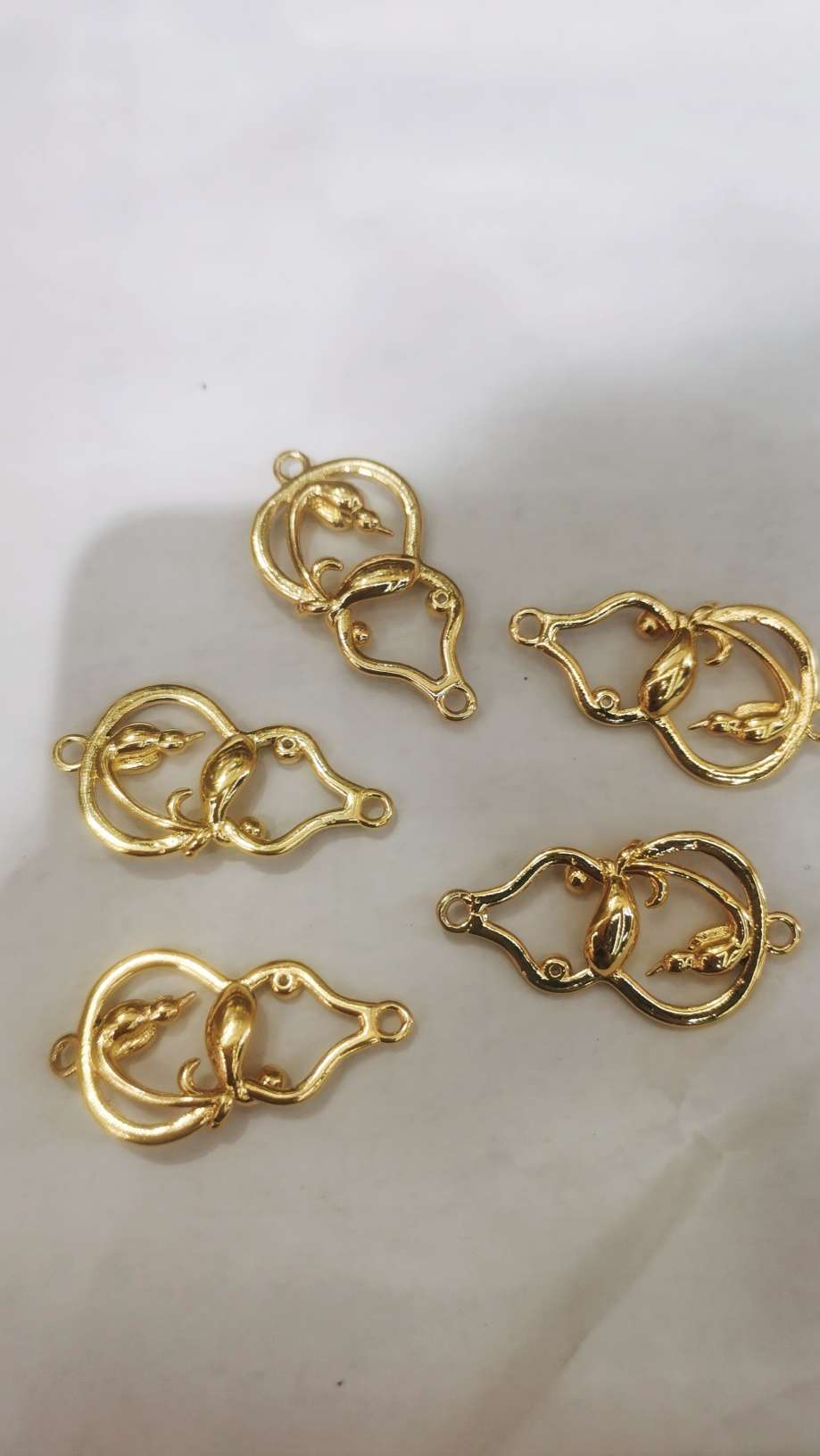 Jewelry accessories, jewelry accessories, oil-dripping zircon gourds