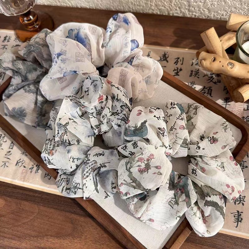 时尚女士发饰头饰套装 头花大肠圈皮筋发圈发绳 韩版甜美饰品头饰礼盒装发圈