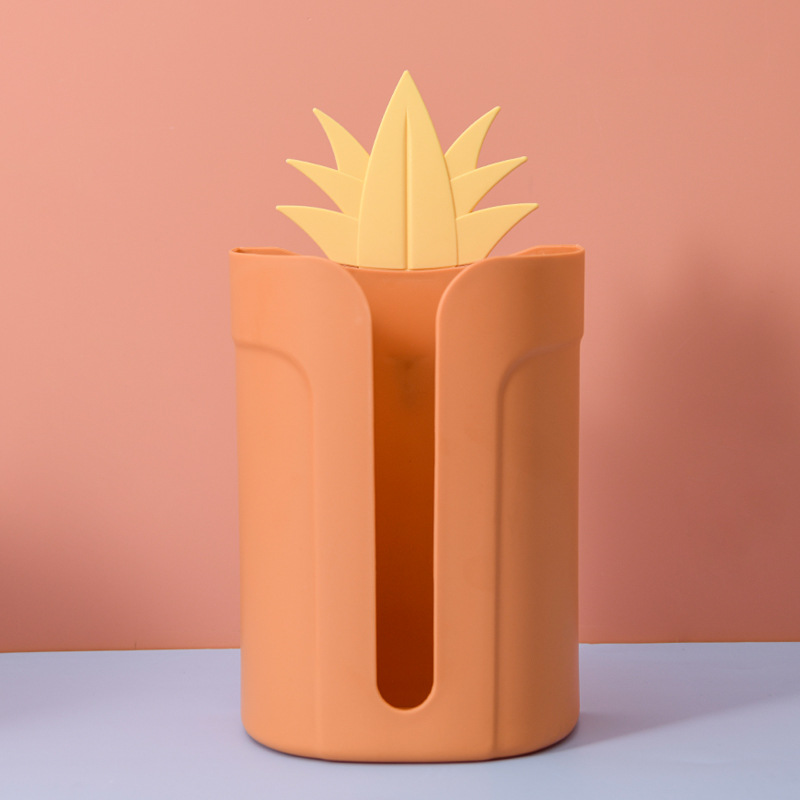 B09-2066 Kitchen Creative Tissue Box Wall-mounted upside-down storage Box Bedroom Non-perforating Tissue Box Tissue detail image 10