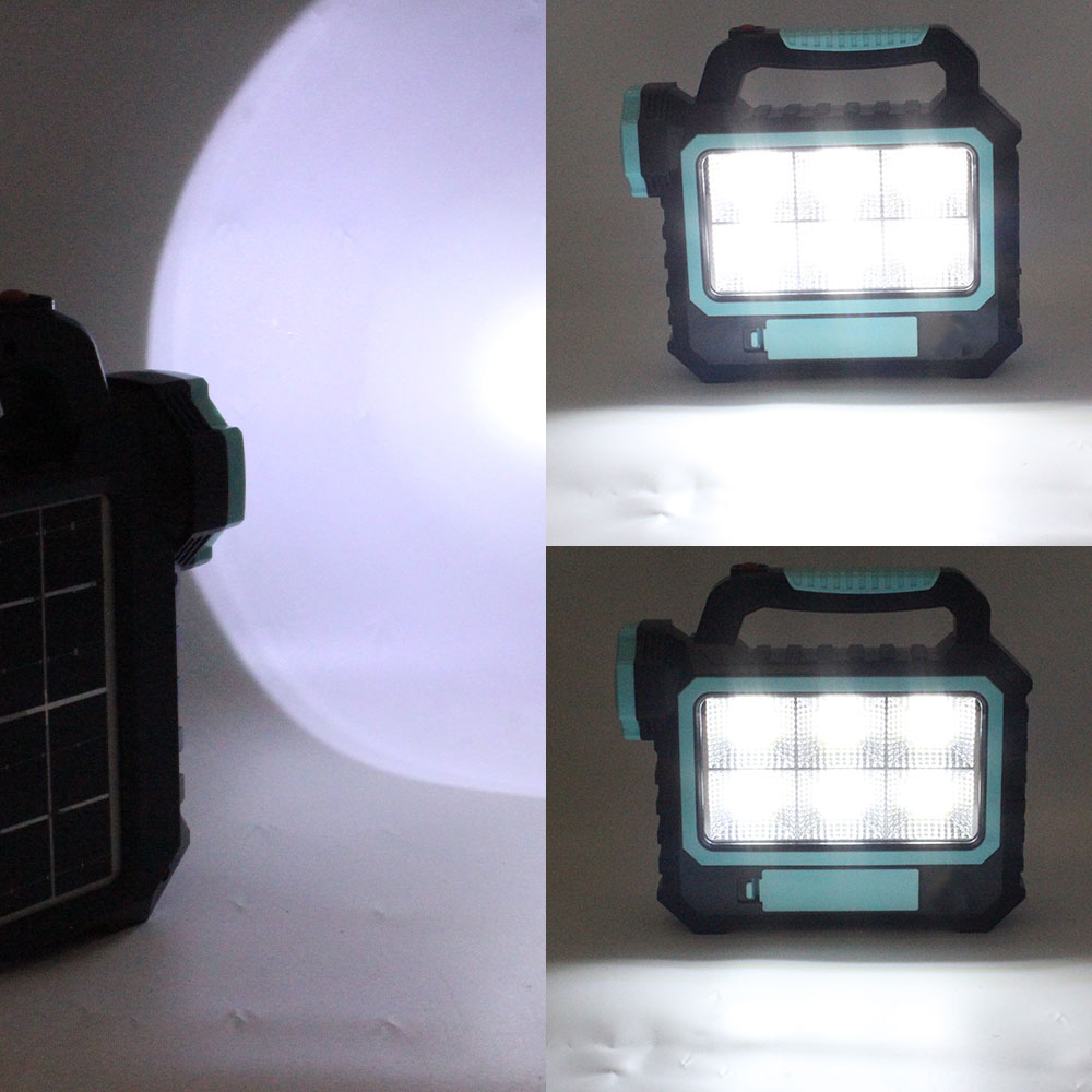 Kinsaca Star Source Solar Handlamp 1W Osram +36*Cob Specification drawing