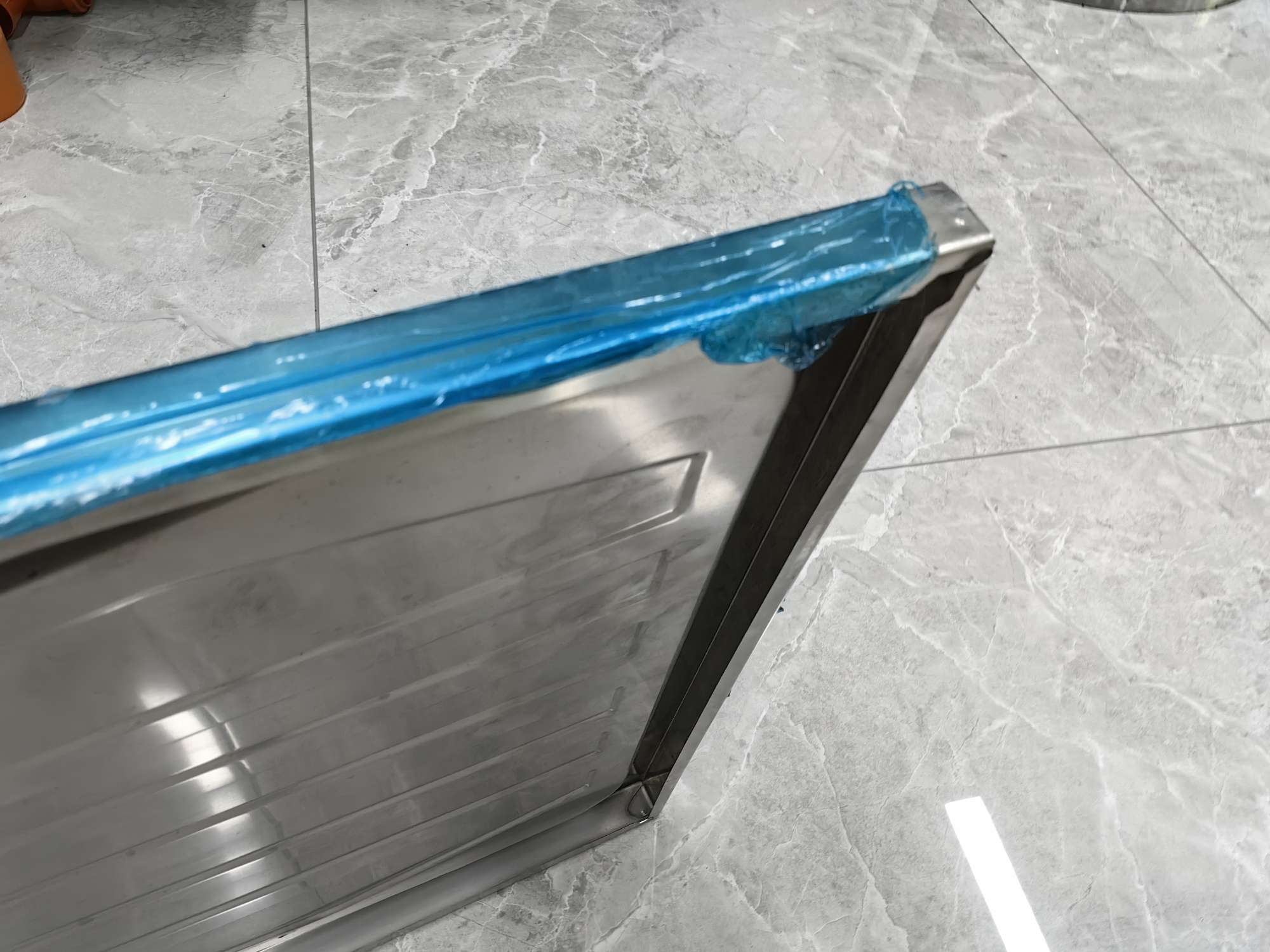 Kitchen Hardware Home Improvement Building Materials Stainless Steel Single Basin Integrated Stainless Steel Sink Stainless Steel Dish Basin Specification drawing
