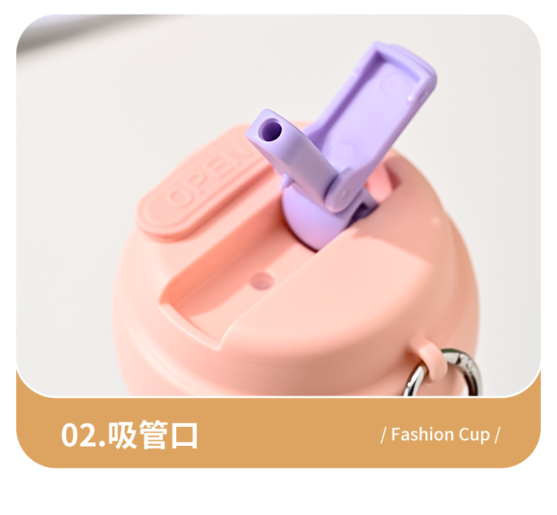 580ML Sentiao Space plastic Cup Straw cup pic 4