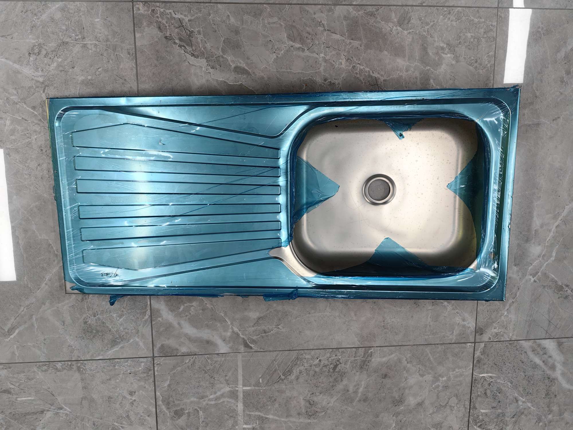Kitchen Hardware Home Improvement Building Materials Stainless Steel Single Basin Integrated Stainless Steel Sink Stainless Steel Dish Basin