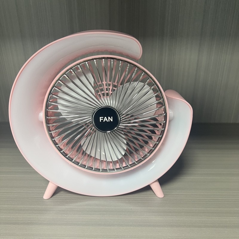 Desktop electric fan, popular color marquee, table fan, dormitory, office, home, USB charging, air circulation fan, outdoor fan, ambient light, super large wind power electric fan, portable ambient electric fan Application Scenario