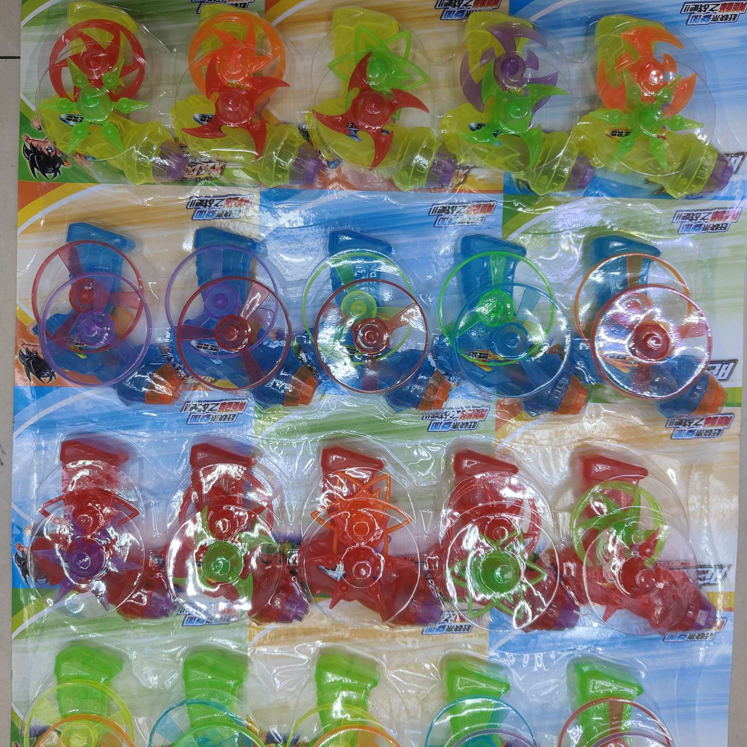 UFO frisbee, bamboo dragonfly bubble machine, flashing children's outdoor cyclone gyroscope gun, interactive toys, children's toys detail image 5