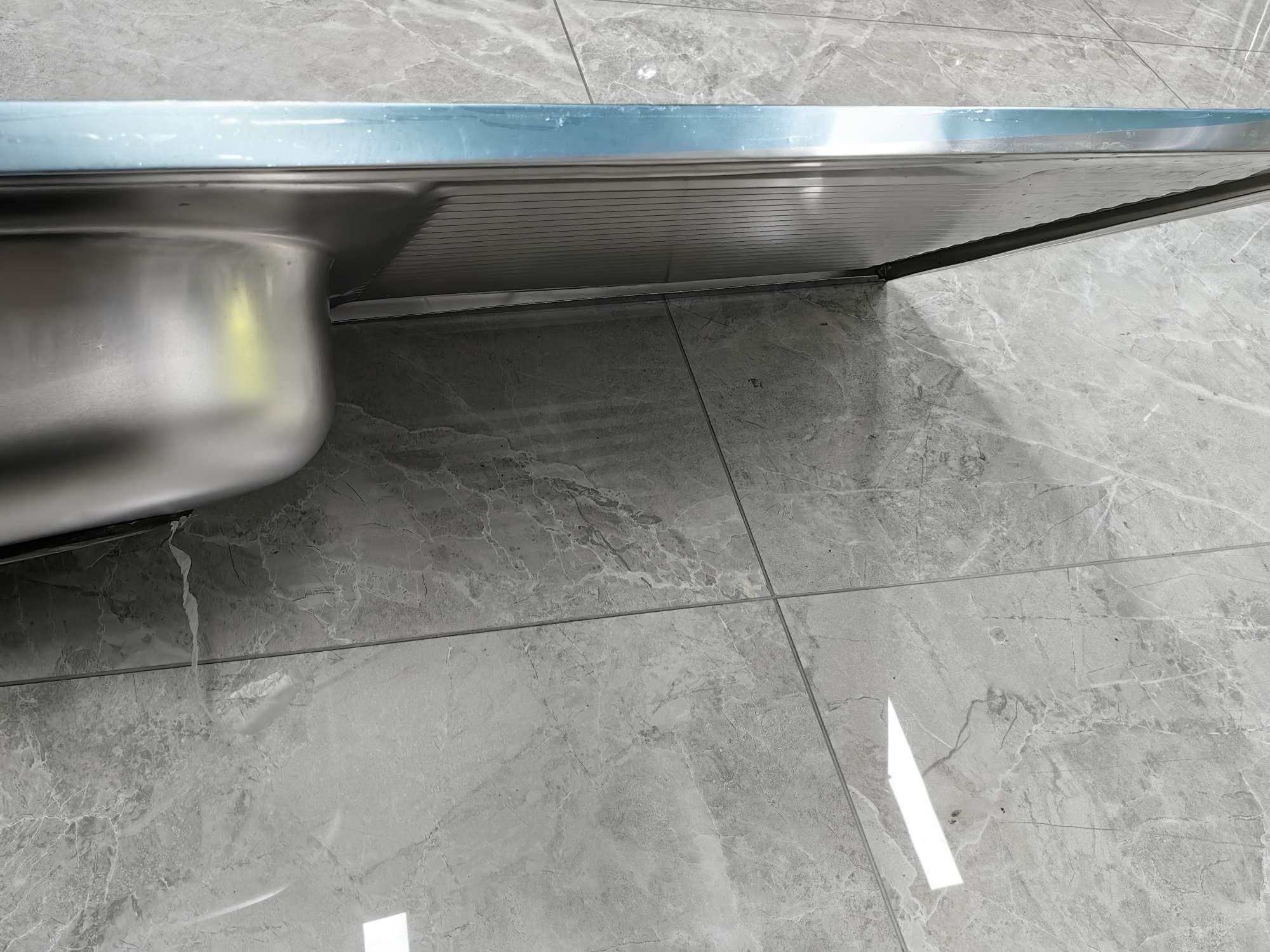 1 Meter Stainless Steel Sink Stainless Steel 201 Material Washing Basin Foreign Trade Stainless Steel Washing Basin Stainless Steel Single Basin Item Picture