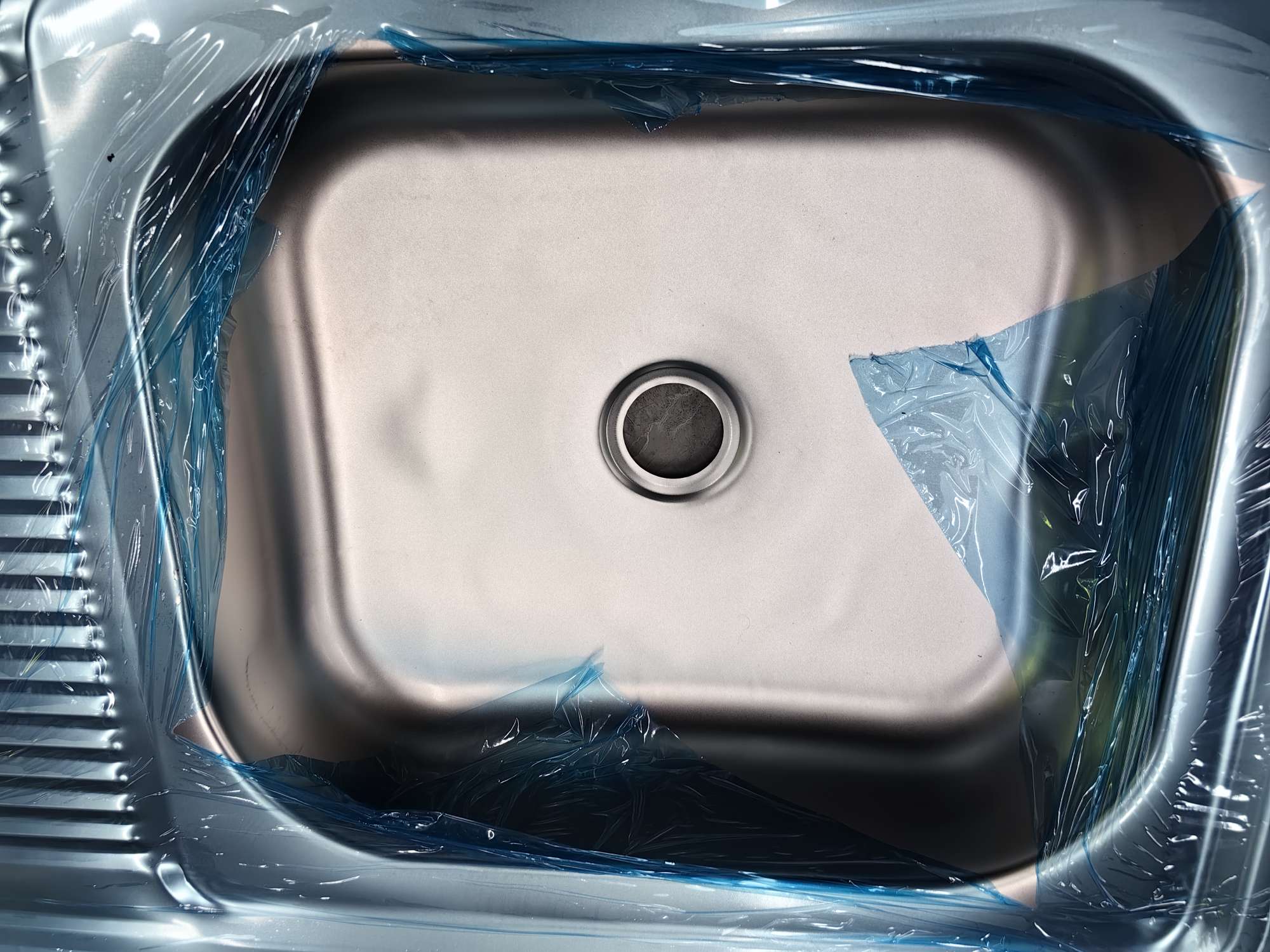 1 Meter Stainless Steel Sink Stainless Steel 201 Material Washing Basin Foreign Trade Stainless Steel Washing Basin Stainless Steel Single Basin details Picture