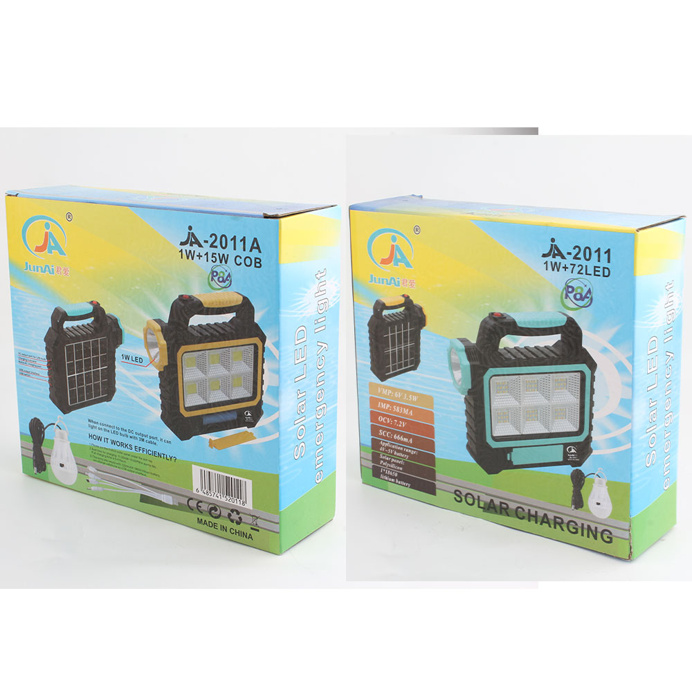 Kinsaca Star Source Solar Handlamp 1W Osram +36* White +36* Yellow Cob Application Scenario