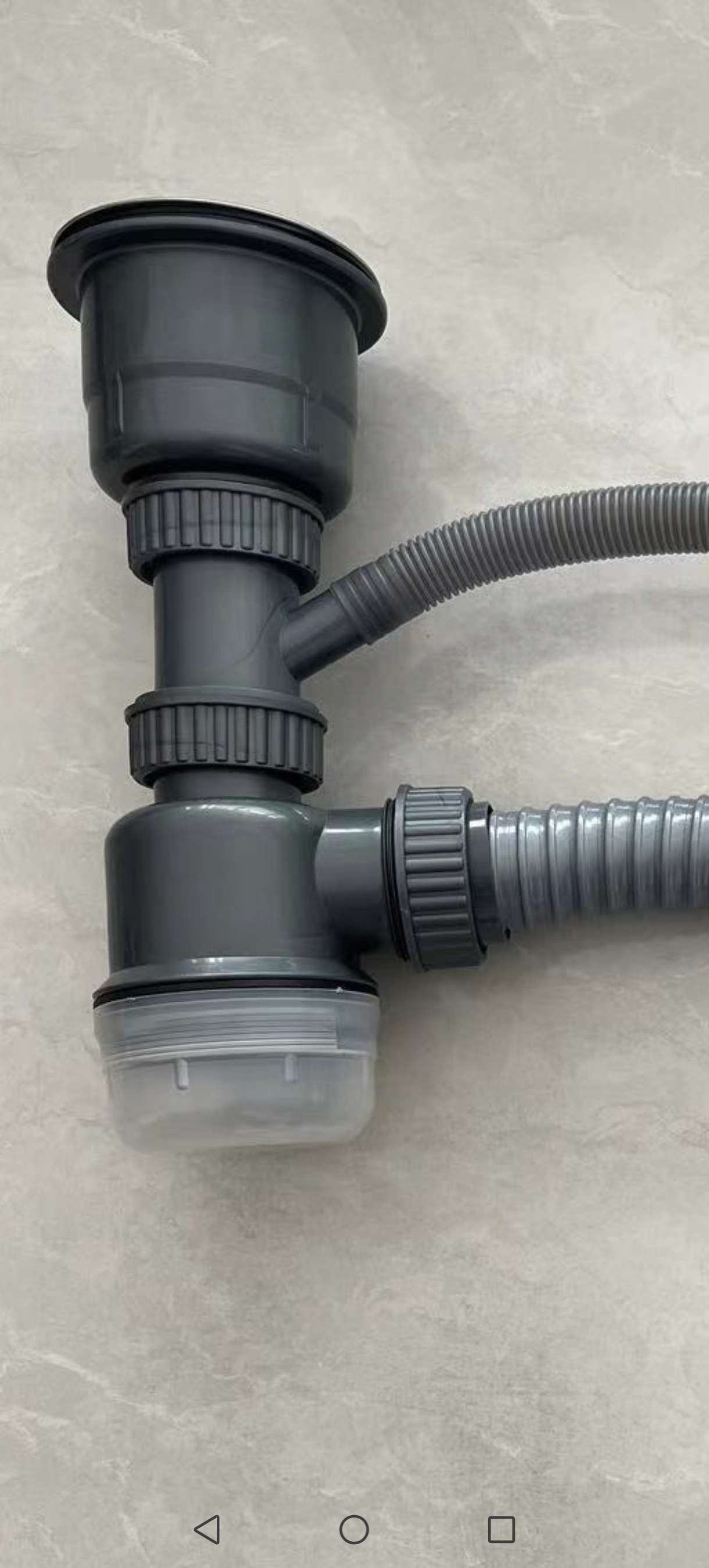 Home Improvement Kitchen Stainless Steel Sink 110 Single Head Water Set Stainless Steel Bowl Wash Basin Set Of Drainage Pipes High Quality Durable Anti-Clogging Application Scenario