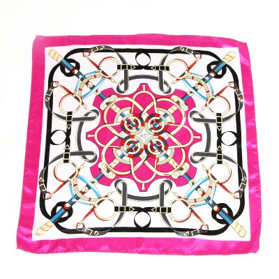 Women's Casual Wear Accessories Silk Scarf Scarf Small Square Shawl Accessories Headscarf Style Fashion Gifts Mass Spot Specification drawing