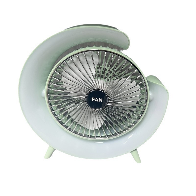 Desktop electric fan, popular color marquee, table fan, dormitory, office, home, USB charging, air circulation fan, outdoor fan, ambient light, super large wind power electric fan, portable ambient electric fan Item Picture
