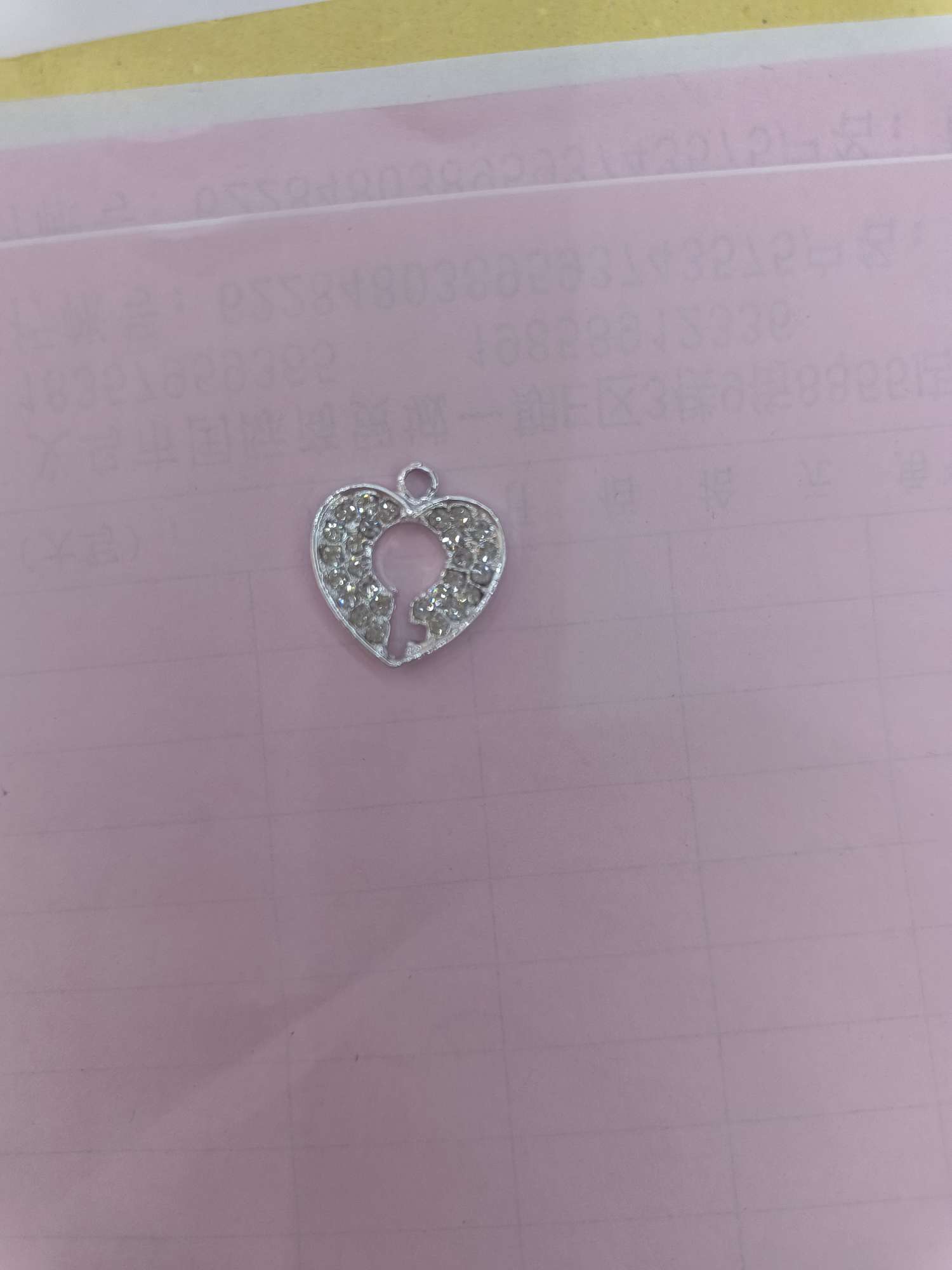 Alloy accessory small heart