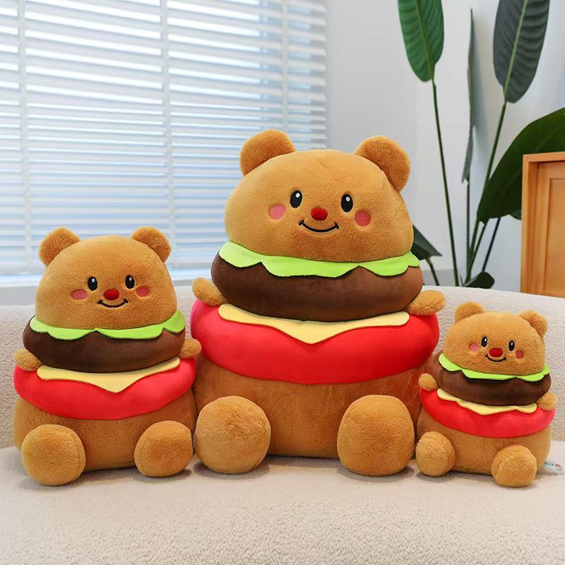 Hamburger Bear Birthday gift for girls and Boys, 520 bedroom best friend 3