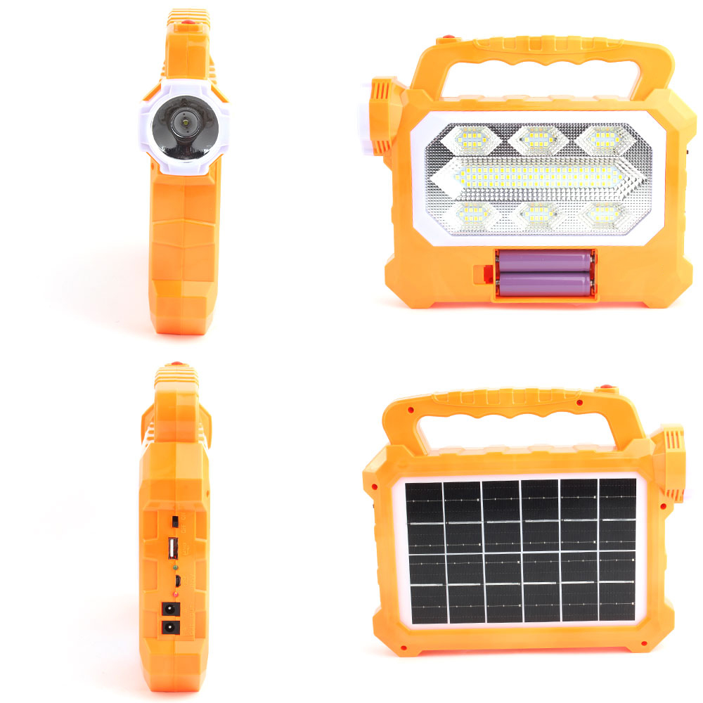 Kinsaca Star Source Usb Output Portable Emergency Light 72* Red Led2+72* White Led+1*Led details Picture