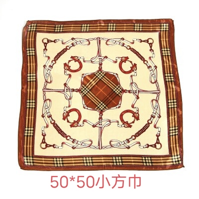 Women's Casual Wear Accessories Silk Scarf Scarf Small Square Shawl Accessories Headscarf Style Fashion Gifts Mass Spot