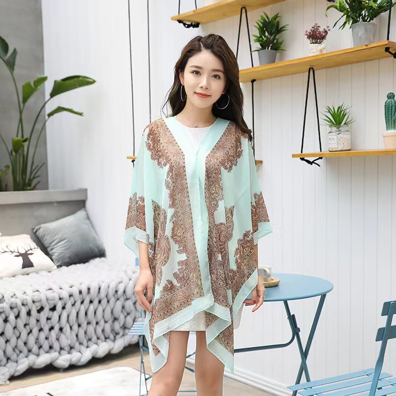 Xu Hongdou With Liu Yifei Style Women's Casual Wear Accessories Sun Protection Clothes Silk Scarf Scarf Accessories Fashion Light Breathable Spring And Summer Essential Shawl Women's Casual Wear undefined