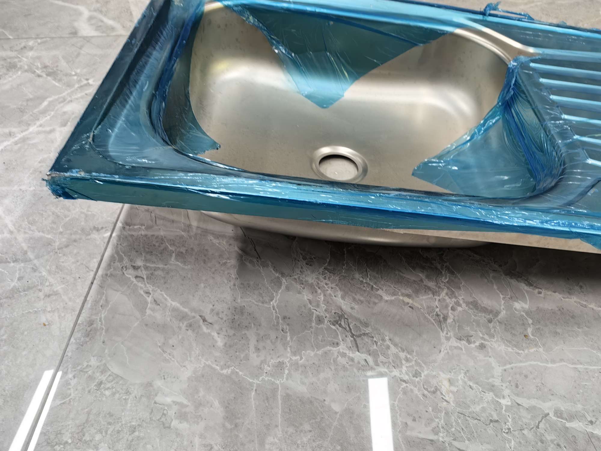 Kitchen Hardware Home Improvement Building Materials Stainless Steel Single Basin Integrated Stainless Steel Sink Stainless Steel Dish Basin details Picture