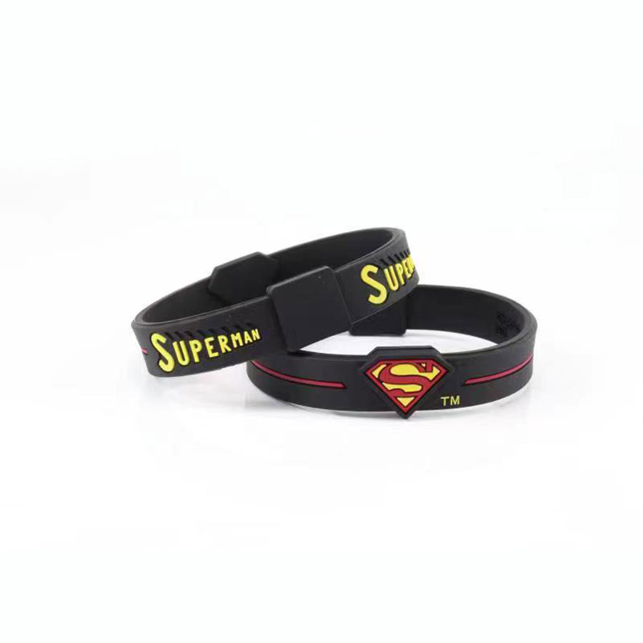 Custom-made engraved NBA silicone sports wristband, the same style as the Superme Douyin cycling luminous silicone wristband details Picture