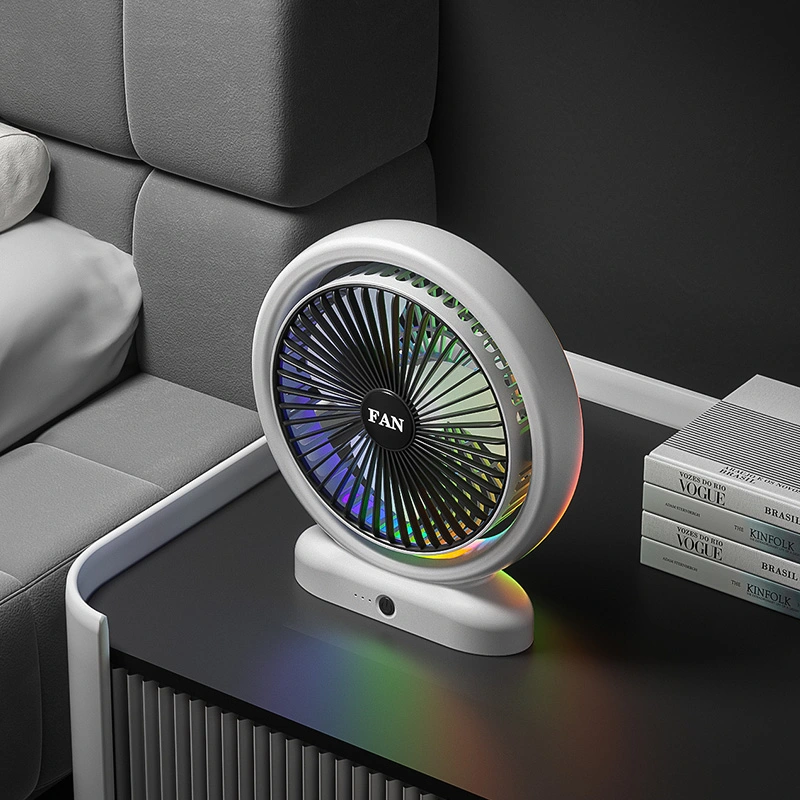 New usb mini fan, desktop electric fan, portable running light, student dormitory quiet office fan, usb charging fan, mini fan detail image 13