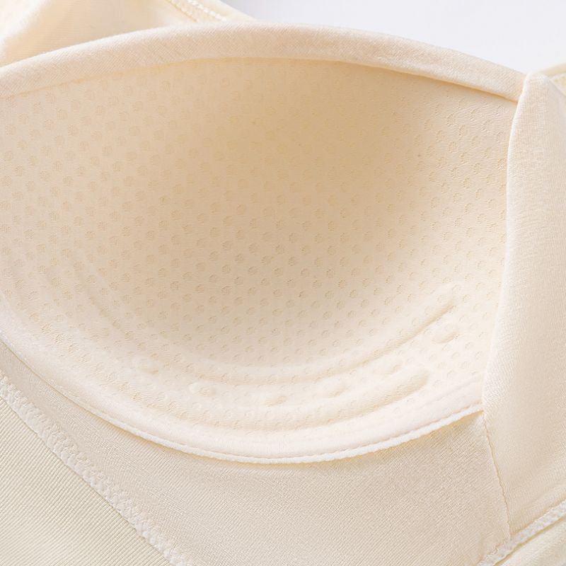 Non-underwire integrated fixed cup women's underwear comfortable breathable thin sports beautiful back details Picture