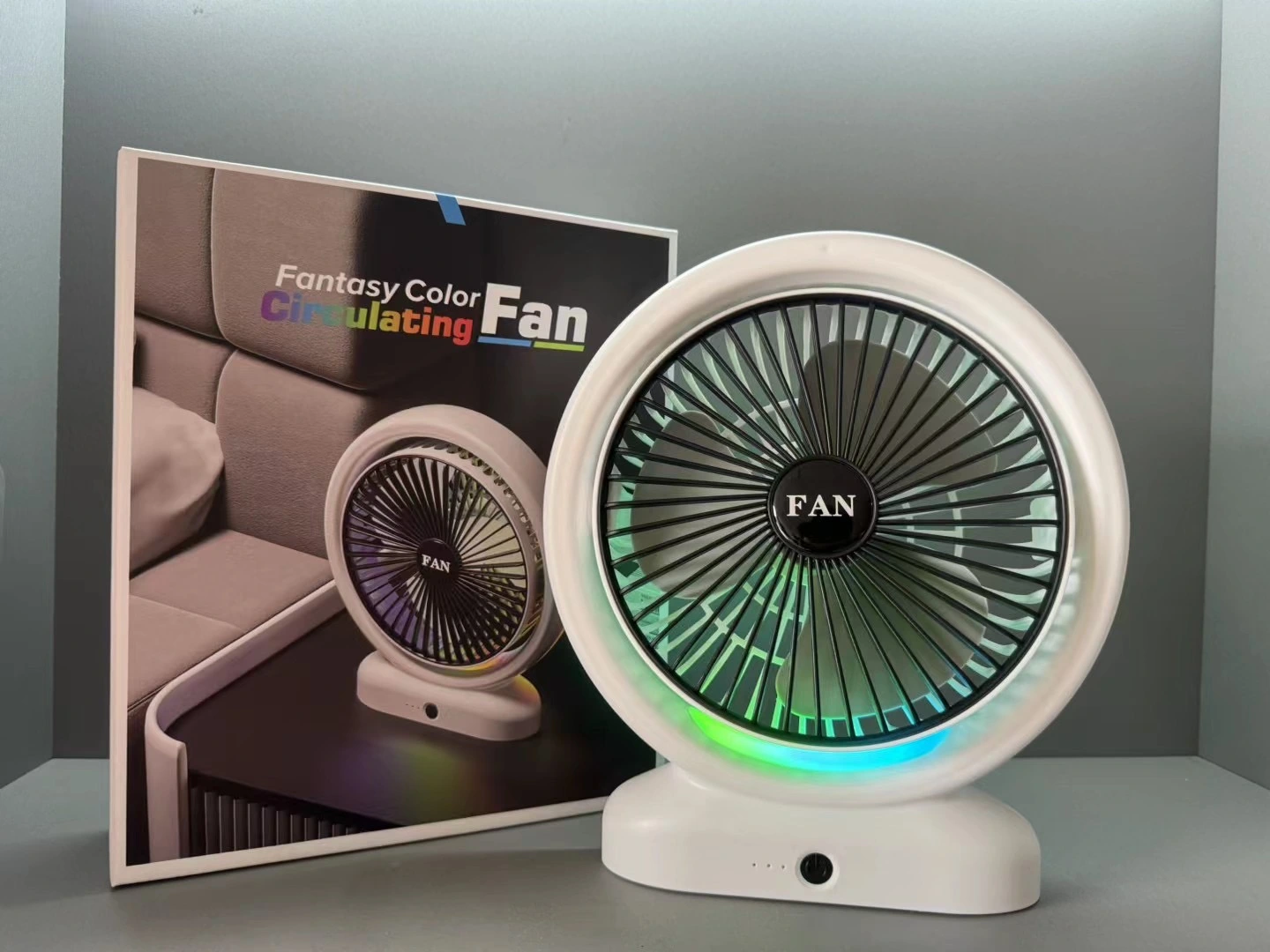 New usb mini fan, desktop electric fan, portable running light, student dormitory quiet office fan, usb charging fan, mini fan detail image 17