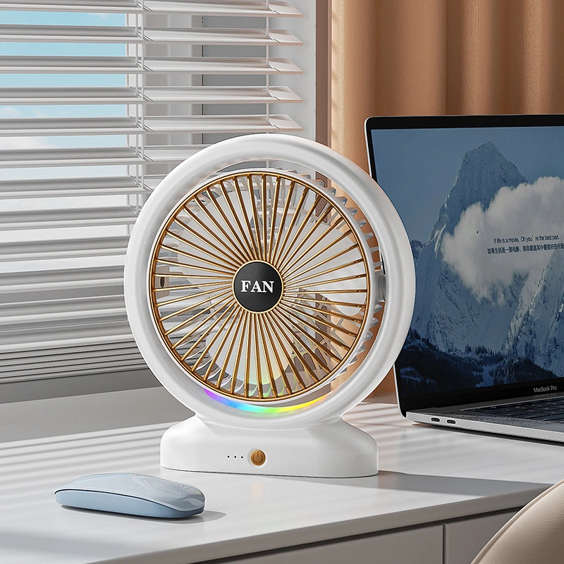 New usb mini fan, desktop electric fan, portable running light, student dormitory quiet office fan, usb charging fan, mini fan detail image 15