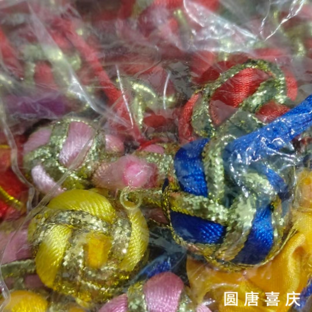 中国结/国风福袋/中国结挂件/小紅中国結/中国古建筑白底实物图