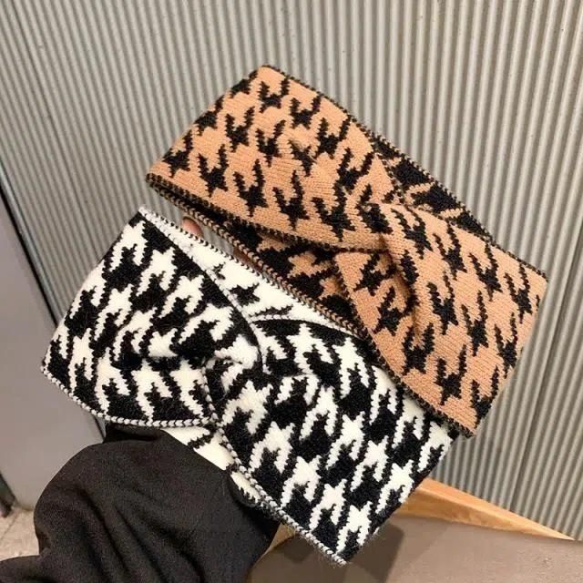 Knitted hair bands, headwear, hair accessories, hair bands, sports hair ties, trendy and fashionable women's hair accessories, new styles details Picture