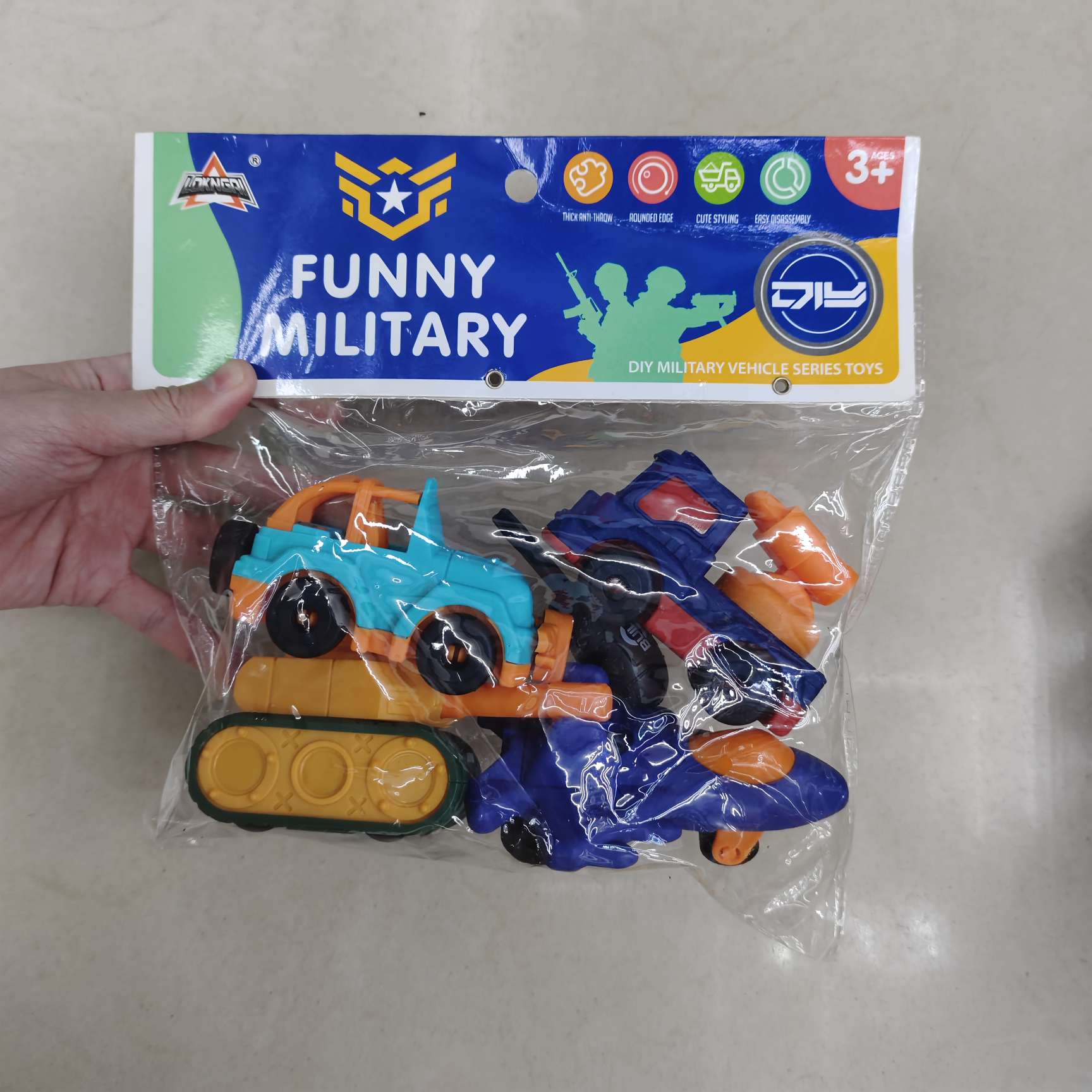 DIY educational disassemblable toy car, dinosaur toy car, engineering vehicle, fire engine, PVC card head bag, educational toy detail image 9