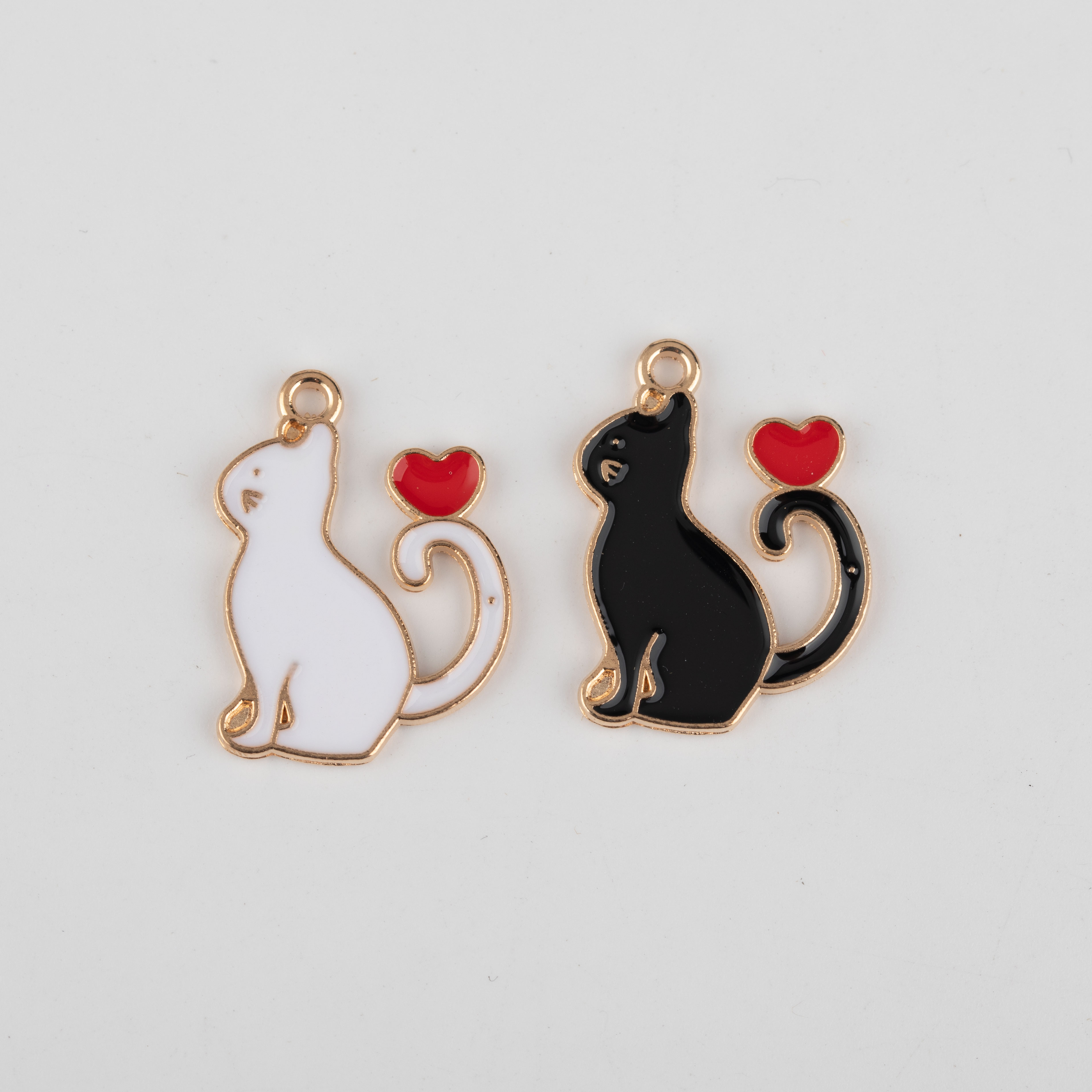 合金配件饰品配件diy耳环挂件饰链手链欧美热中国风蝴蝶小猫咪爱心