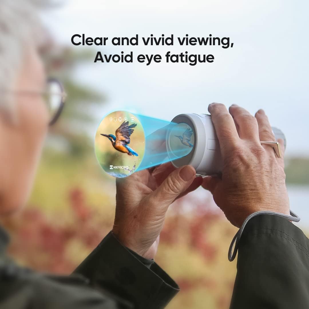 HIKMICRO H4D Digital Night Vision Monocular with WIFI HD Video Camping Hunting Birdwatching 8X Zoom Telescope IR Night Camera Item Picture