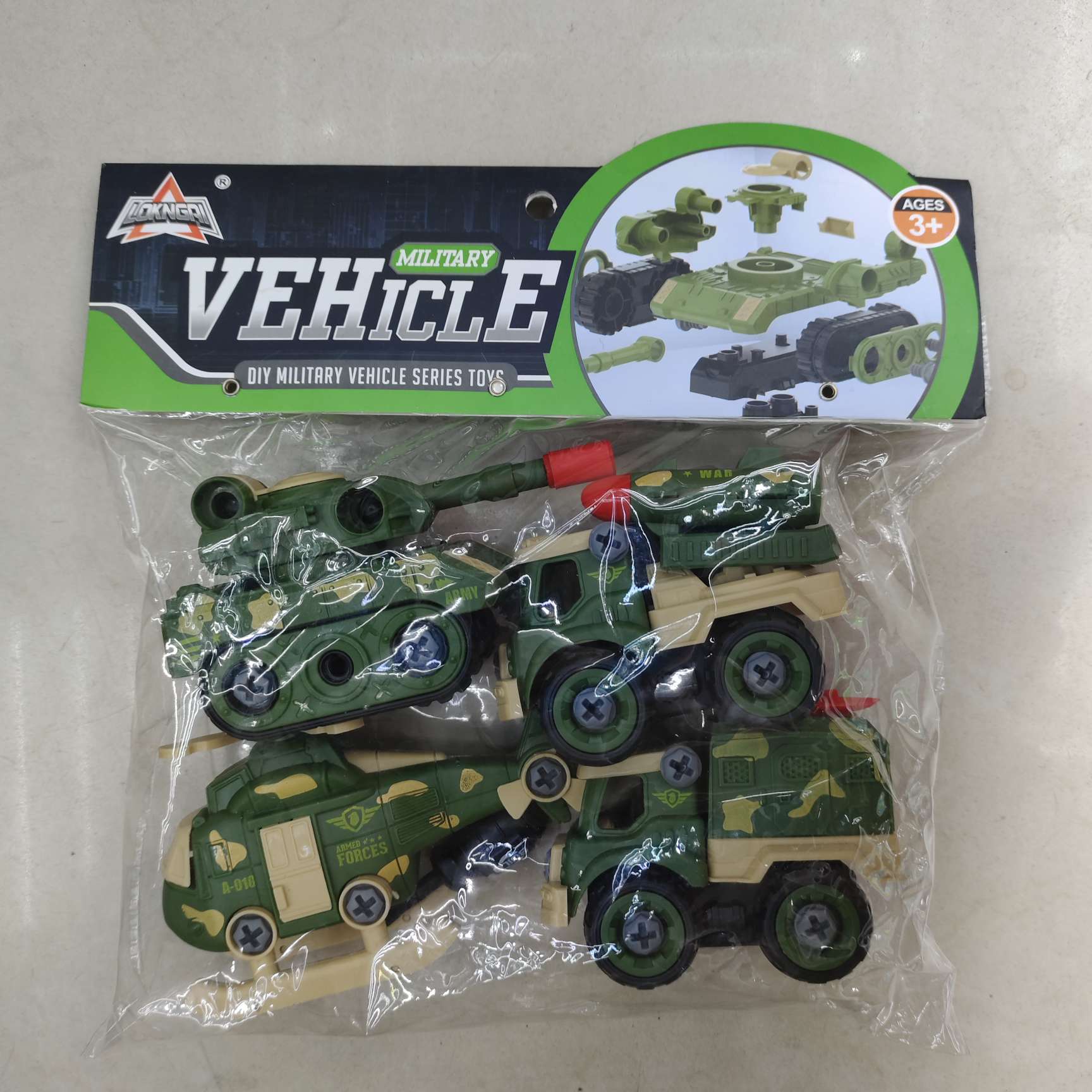 DIY educational disassemblable toy car, dinosaur toy car, engineering vehicle, fire engine, PVC card head bag, educational toy detail image 8