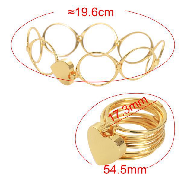 Heart-shaped bracelet, exquisite jingle bracelet, fashionable jewelry, high-end accessory bracelet, bracelet, new style of ladies' jewelry