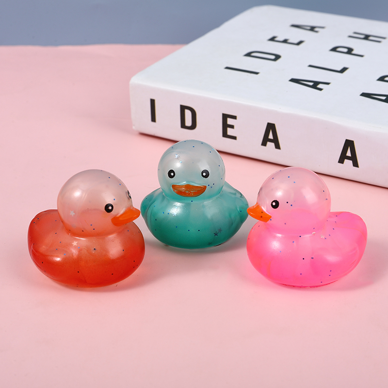 跨境热卖搪胶鸭子定制玩具新奇特解压玩具洗澡戏水玩具儿童益智玩具解压捏玩具详情3