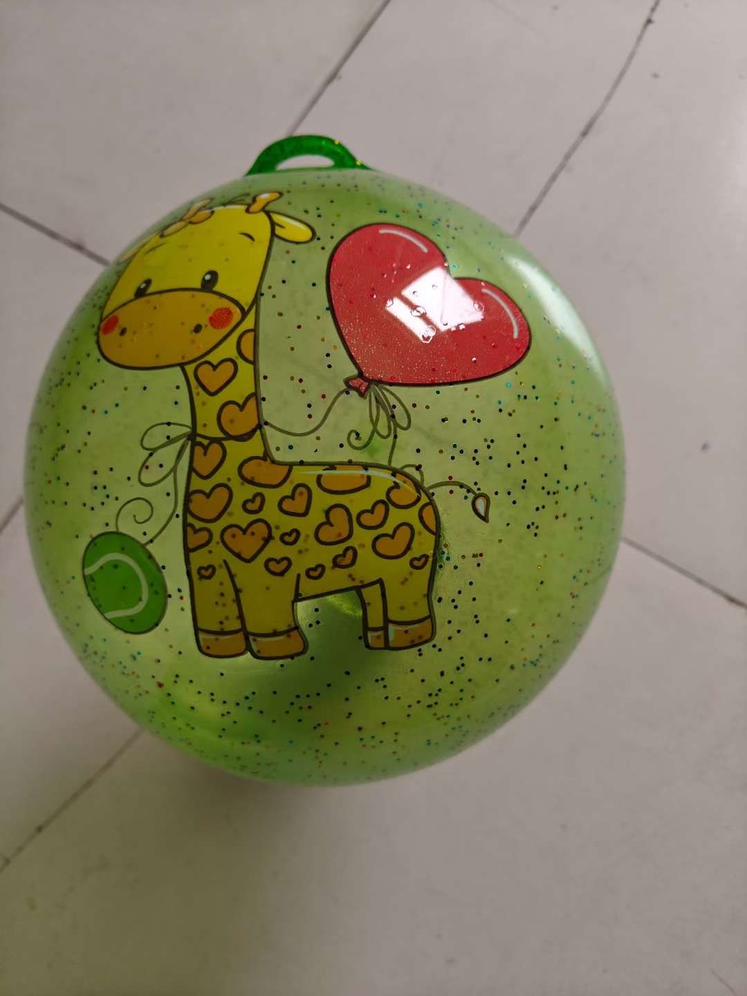                    22cm金粉贴标挂钩球产品图
