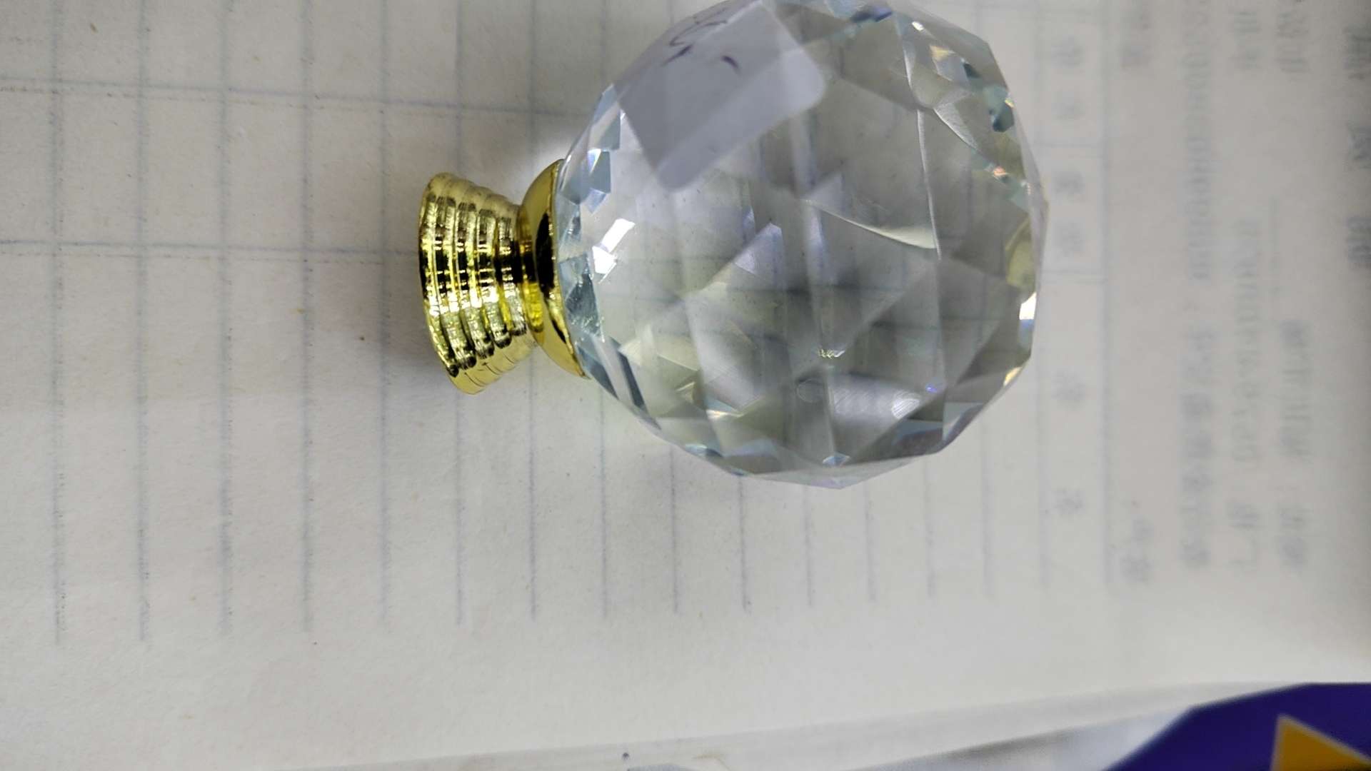 思文水晶工艺品，精致水晶球，水晶拉手工艺品 ，高档礼品水晶工艺品7887—028产品图
