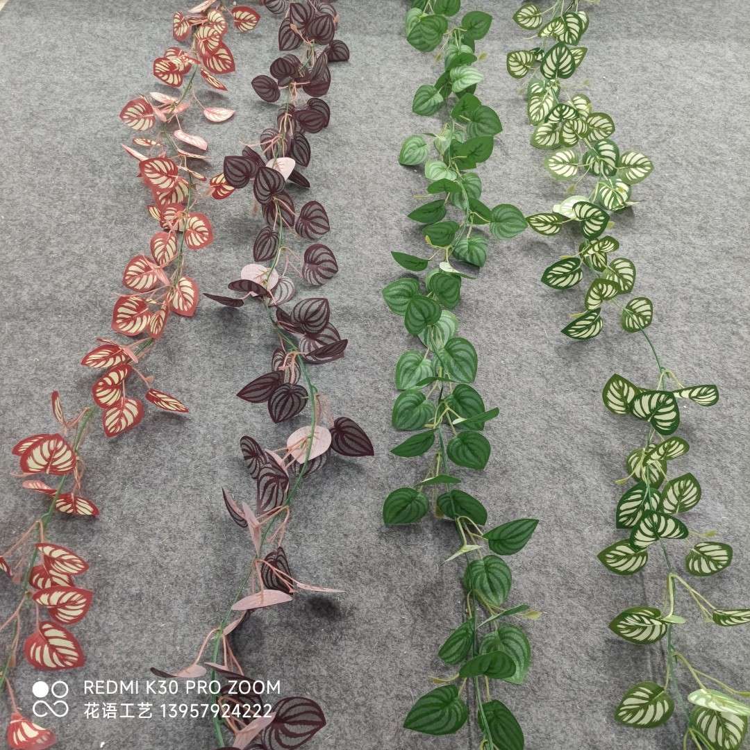 Simulated money tree leaves, branches, artificial leaves, plastic green leaves, green plant landscaping, olive leaves detail image 9