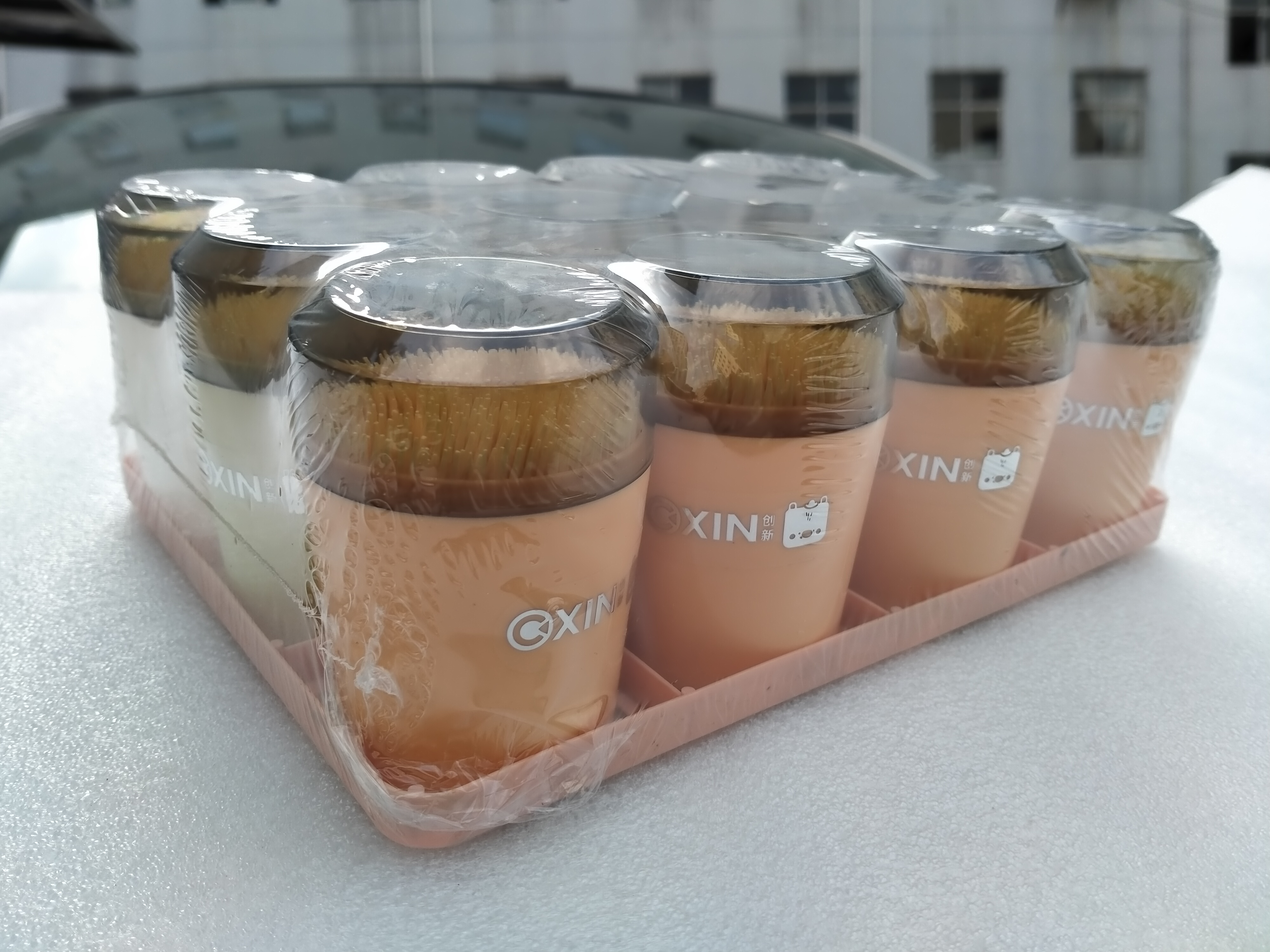 咖啡杯632创意牙签筒饭店牙签盒酒店商用牙签瓶子家用可爱牙签罐详情1