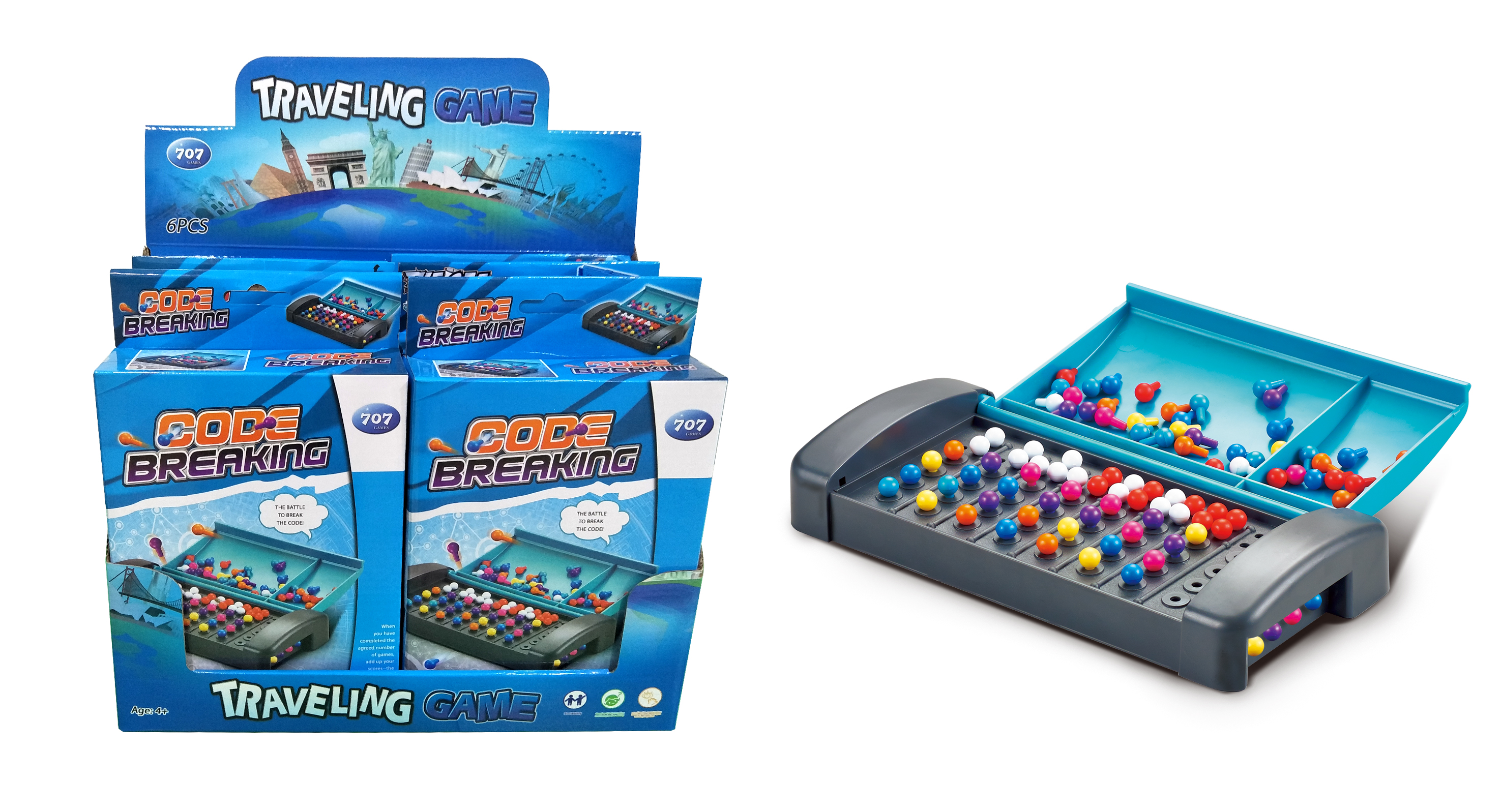 跨境英文儿童亲子互动桌游玩具吞珠游戏青蛙吃珠海盗船桥牌游戏猜猜乐游戏猴子游戏详情4