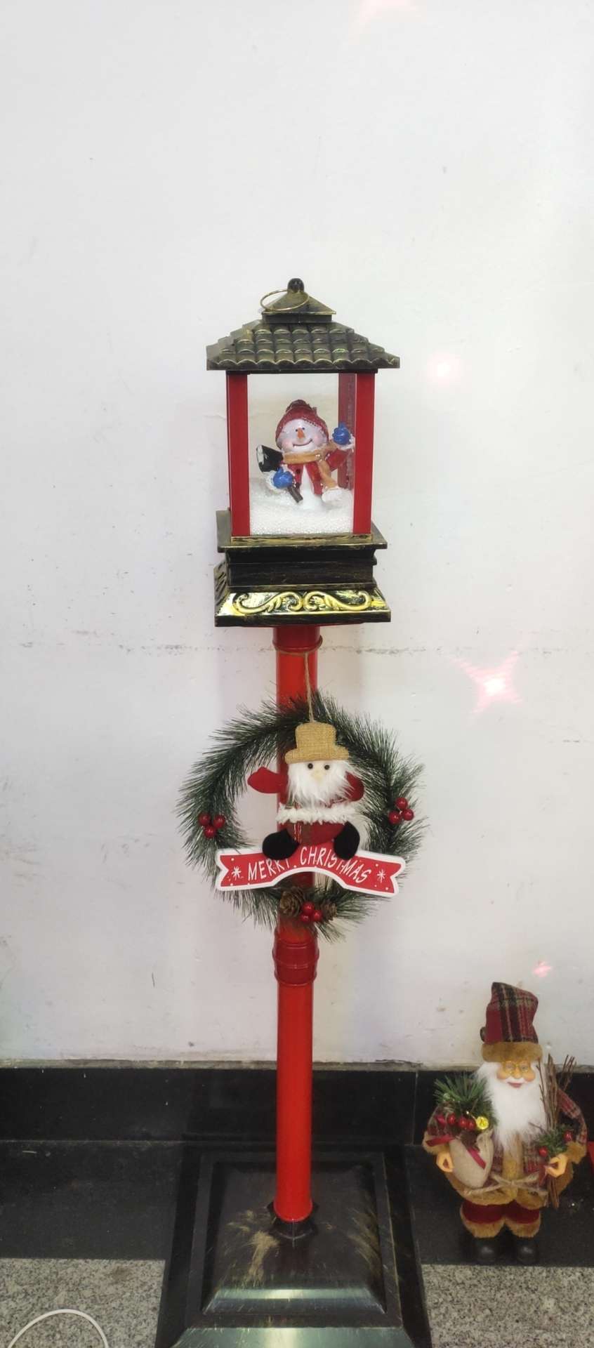 旋转木马八音盒工艺品 中国风元素设计 音乐盒 飞雪路灯